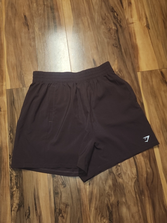 Gymshark Pants - Gymshark Womans Deep Maroon Athletic Shorts Size S